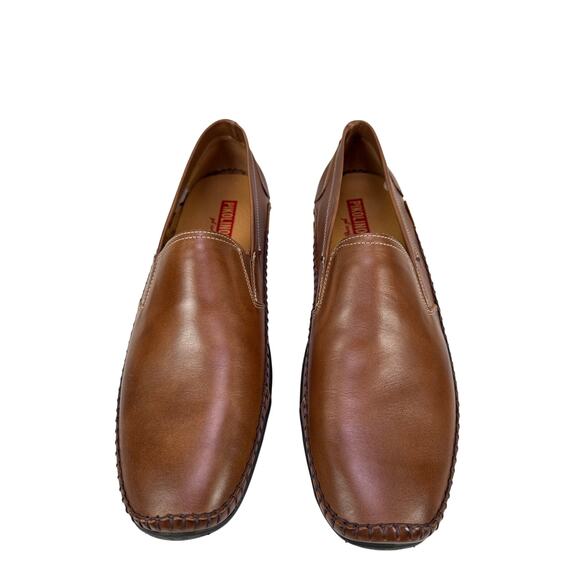Pikolinos Azores Loafer Moccasin Mens‎ 12 EU 46 Cuero Brown Leather Slip On main image 9